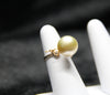 13.5~14mm South Sea Gold Pearl Ring #2051