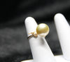 13.5~14mm South Sea Gold Pearl Ring #2051