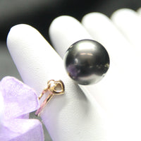 14.5mm Tahitian Saltwater Pearl Ring #2273