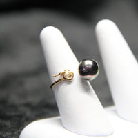 10.5mm Tahitian Saltwater Pearl Ring #1650