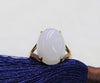 Eternal Grace White Jade Ring #1907