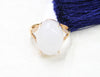 Eternal Grace White Jade Ring #1907