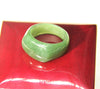 Saddle Top Band Jade Ring#1915