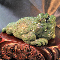 Canadian Jade Carving - Fortune Toad