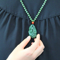 Canadian Jade Ruyi Pendant Necklace #1405