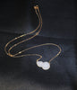 18k White Jade Gourd Necklace #1310