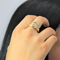 14K Diamond Ring Stacking Rings #1548