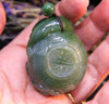 UNIQUE PALM STONE JADE PENDANT #1766