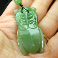 Canadian Jade Cicada Necklace #1318