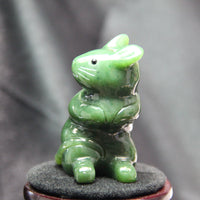 Hand Carved Jade Animal - Mouse #2314