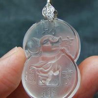 TOP GRADE ROCK CRYSTAL PENDANT #1570