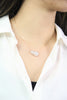 18k White Jade Gourd Necklace #1310