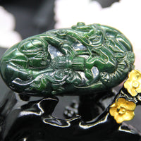 HAND CARVED JADE PENDANT #1771