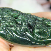 HAND CARVED JADE PENDANT #1771