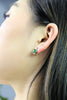 10mm Classic Jade Earrings #1075