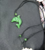 Lucky Dolphin Dance Siberian Jade Pendant #1511