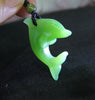 Lucky Dolphin Dance Siberian Jade Pendant #1511