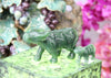 HAND CARVED JADE ANIMAL - BUFFALO #2308