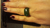 Saddle Top Band Jade Ring#1915