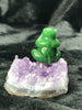 1.5" Jade Monkey on Raw Amethyst #1870