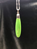 Canadian Jade Long Pendant Necklace #1095