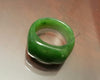 Saddle Top Band Jade Ring#1915